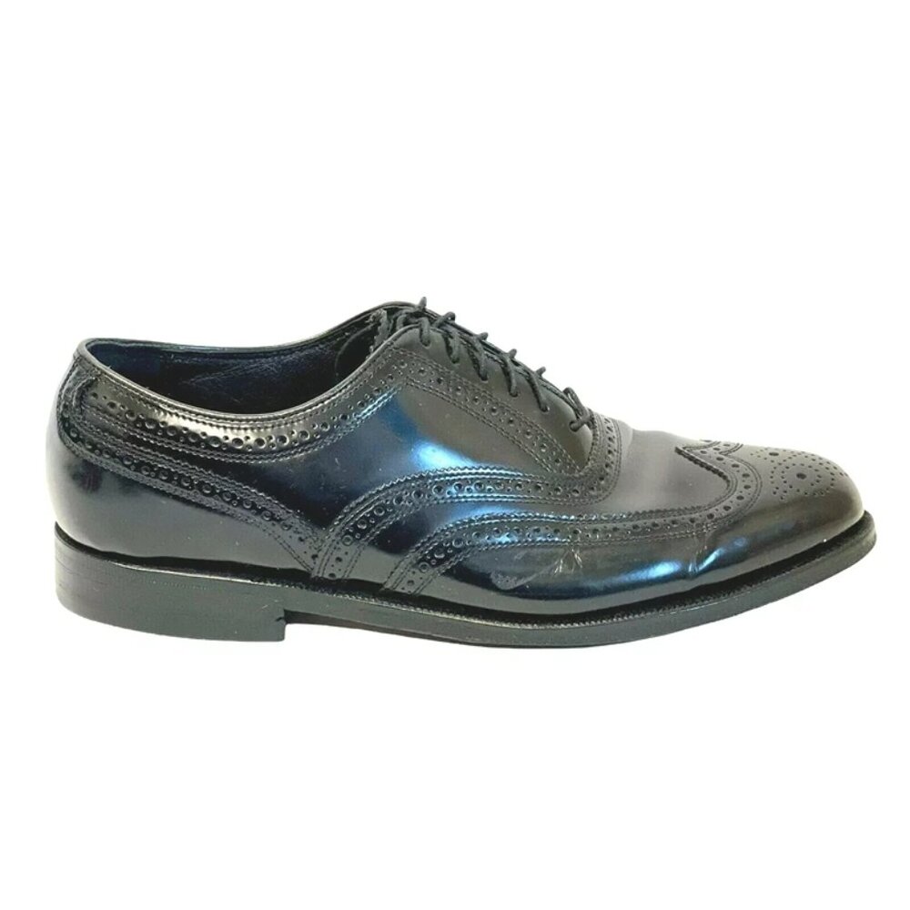 Florsheim Mens Royal Imperial 546552 Black Oxford Dress Shoes Size US 4.5 EUR 34